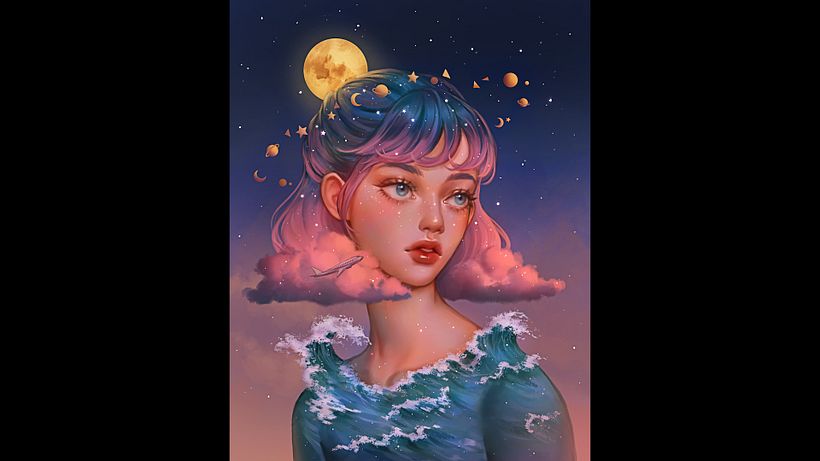 Make Your Digital Fantasy Portraits Sparkle in Photoshop 9