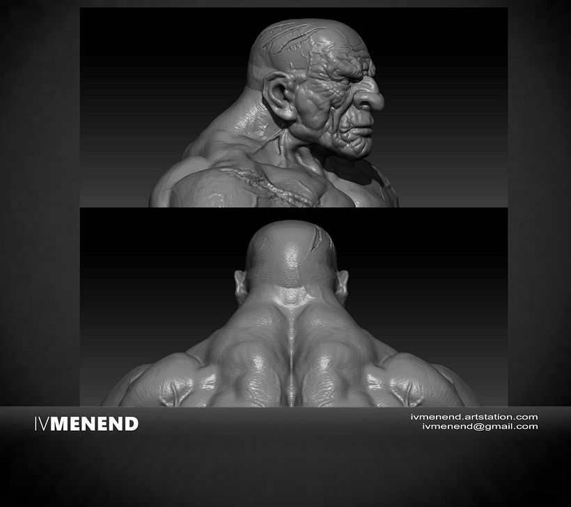 Mi Proyecto del curso: Dwarf head low poly 2