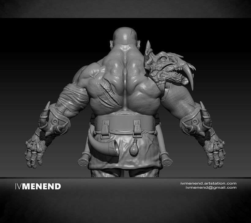 Mi Proyecto del curso: Dwarf head low poly 4