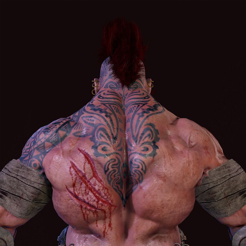 Mi Proyecto del curso: Dwarf head low poly 6