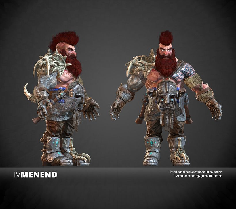 Mi Proyecto del curso: Dwarf head low poly 7