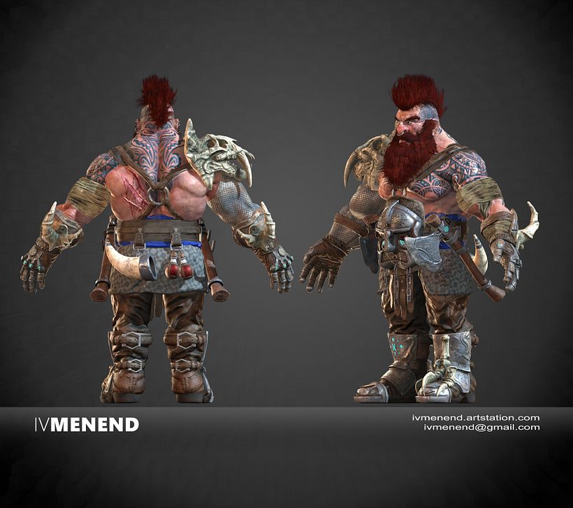 Mi Proyecto del curso: Dwarf head low poly 8