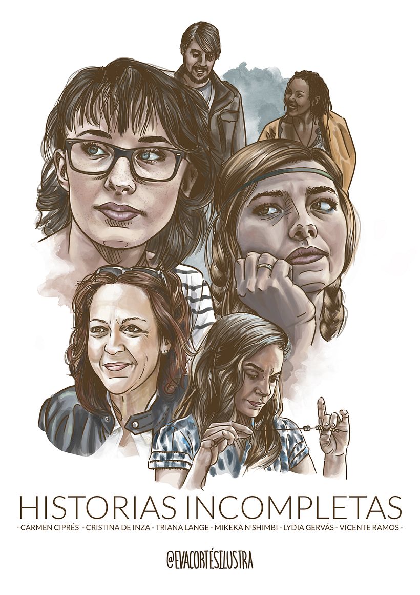 Cartel cinematográfico. HISTORIAS INCOMPLETAS  1