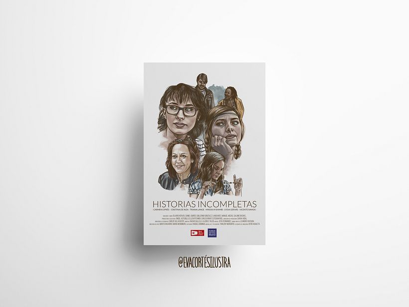 Cartel cinematográfico. HISTORIAS INCOMPLETAS  0