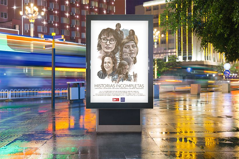 Cartel cinematográfico. HISTORIAS INCOMPLETAS  2