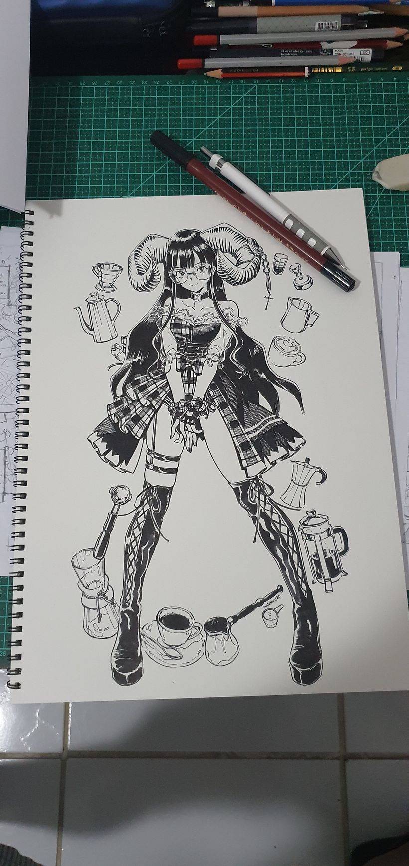 Sketchbooks and Traditional Illustrations 3