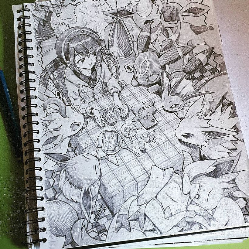 Sketchbooks and Traditional Illustrations 4