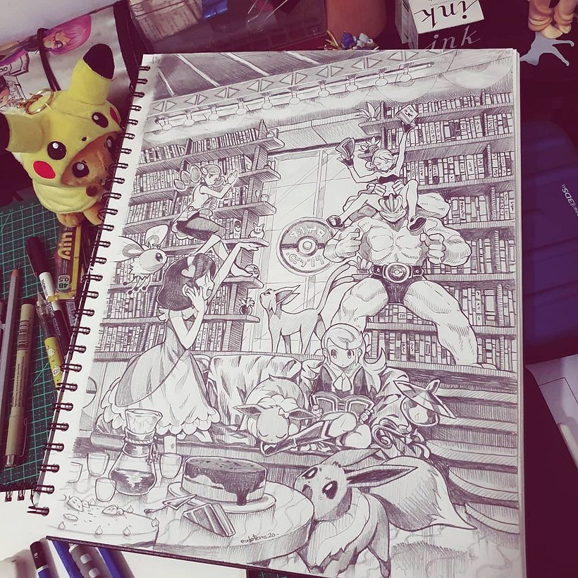 Sketchbooks and Traditional Illustrations 5