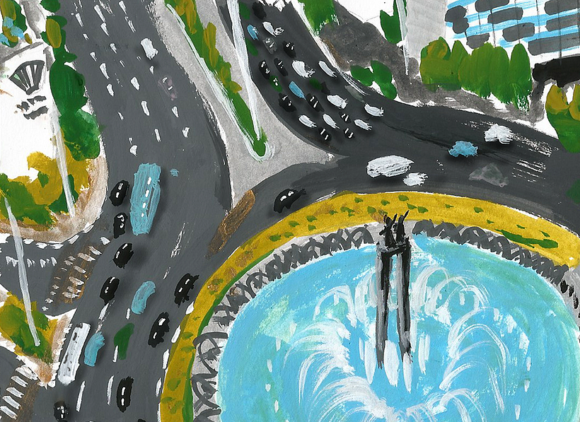 My project in Pictorial Sketchbook with Gouache course 2