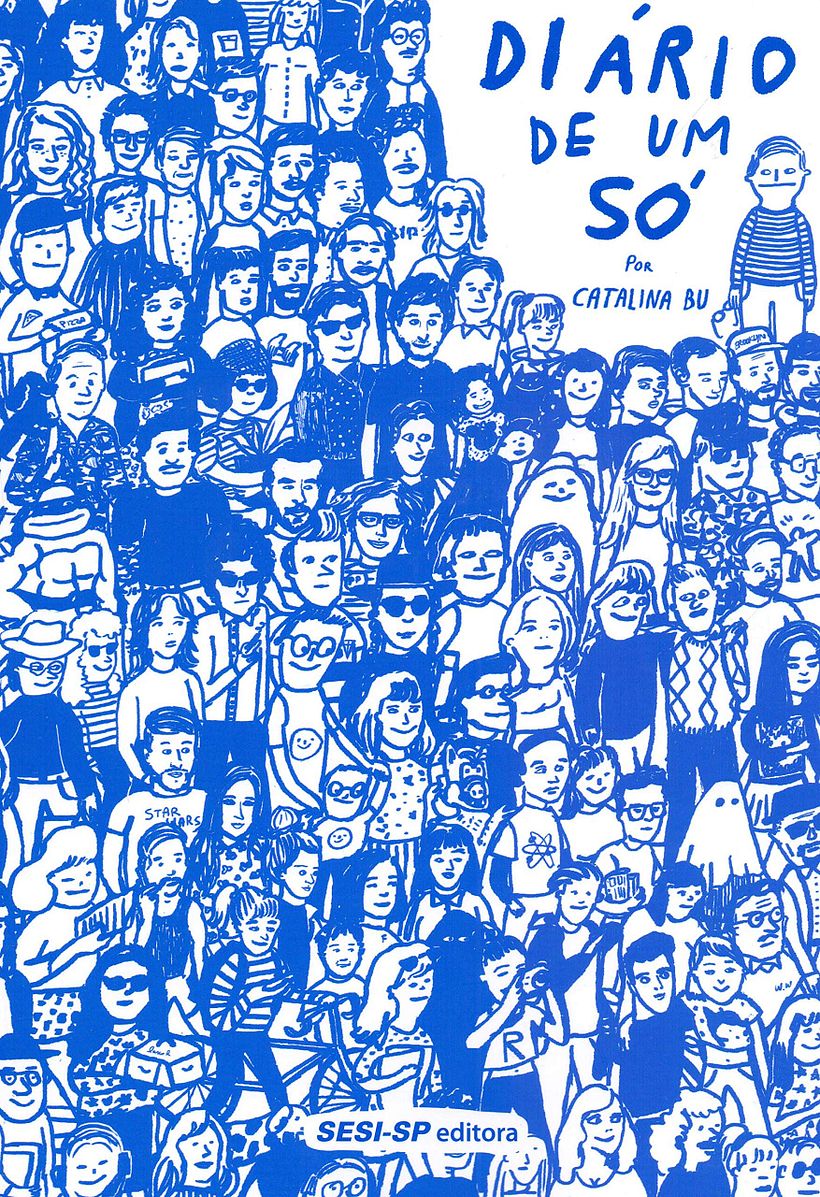 Portada de la edición brasileña de «Diario de un solo», de Catalina Bu