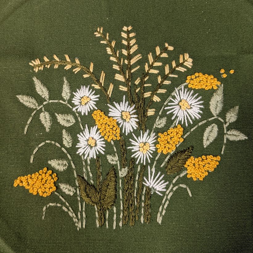 Completed embroidery projects - Broderie
