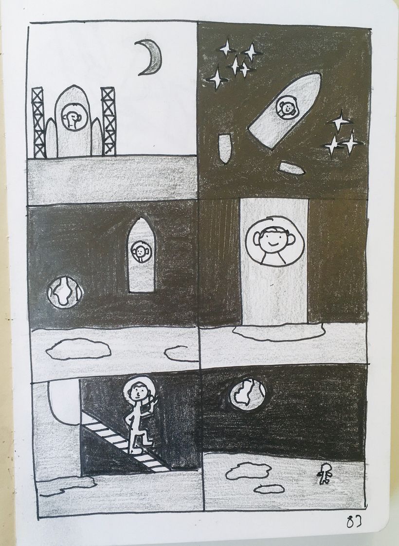Comic: Trip to the moon