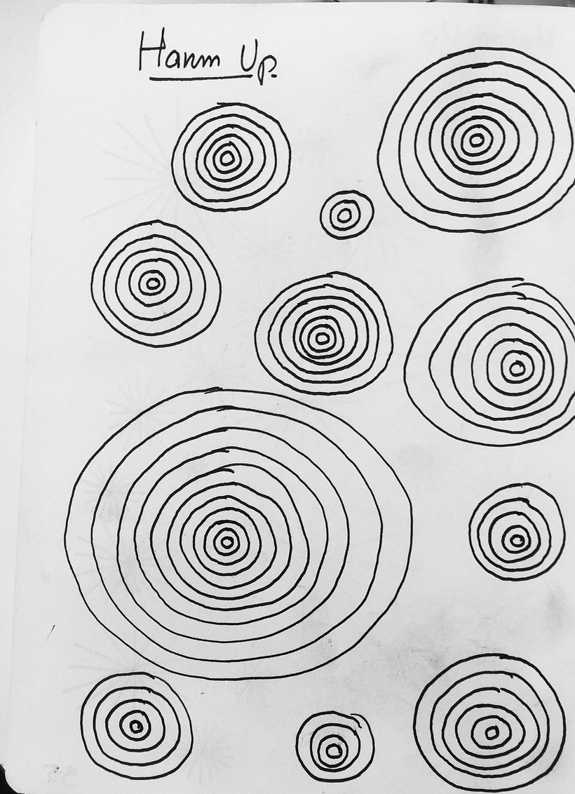 harm up concentric circle
