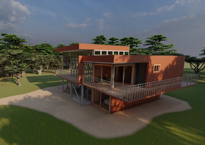 Meu projeto do curso: Projeto arquitetônico 3D e modelagem com Revit 1