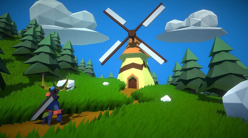 Mi Proyecto del curso: Modelado de escenarios low poly para videojuegos -1