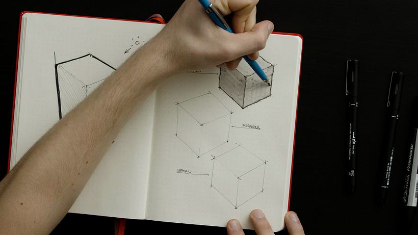 Sketching Tutorial: How to Create Stone Textures With Pens and Markers 12