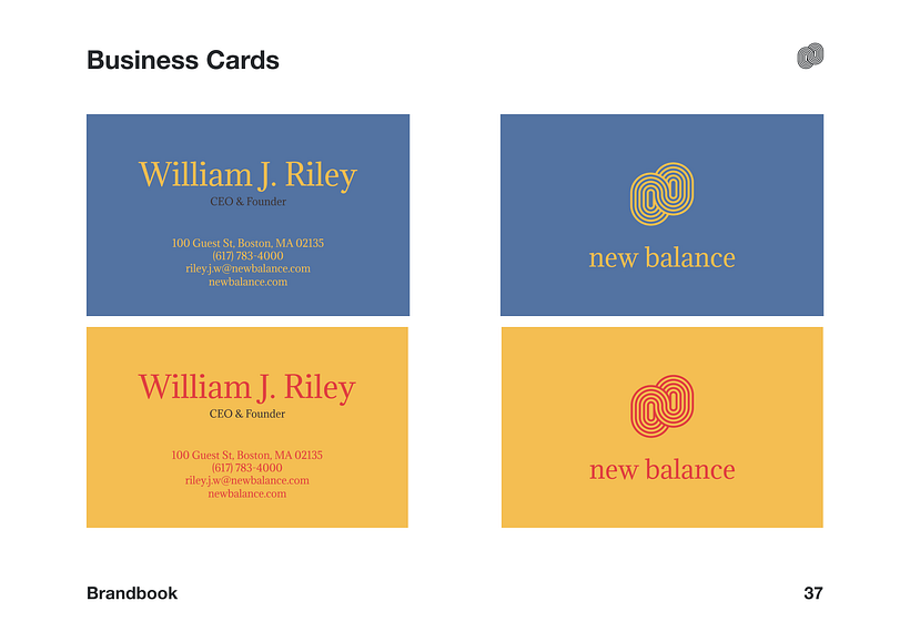 New Balance: In-Depth Brand Redesign Project 121