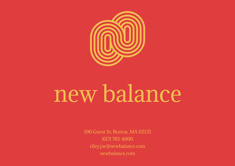 New Balance: In-Depth Brand Redesign Project 133