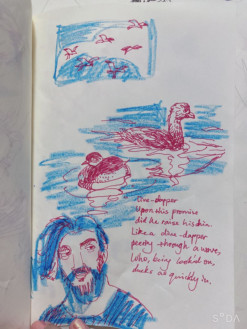 My skecthbook project in Using Your Sketchbook as an Idea Lab course 1