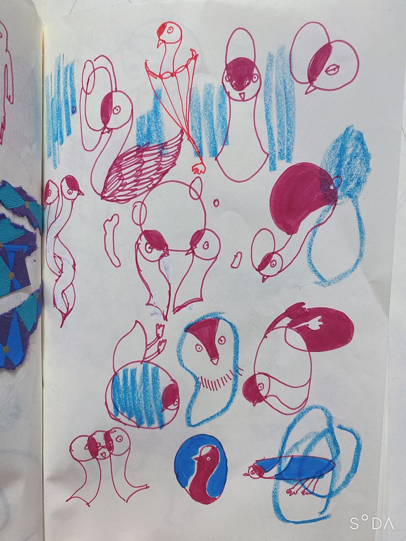 My skecthbook project in Using Your Sketchbook as an Idea Lab course 2