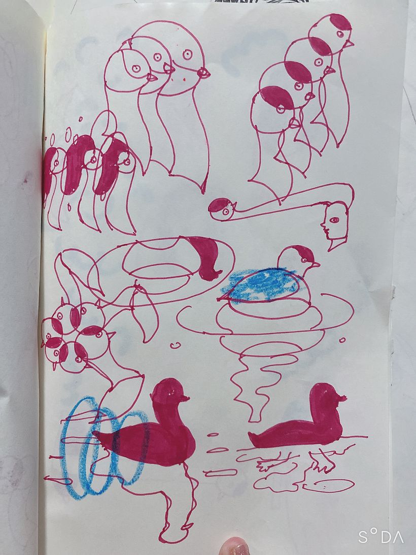 My skecthbook project in Using Your Sketchbook as an Idea Lab course 3