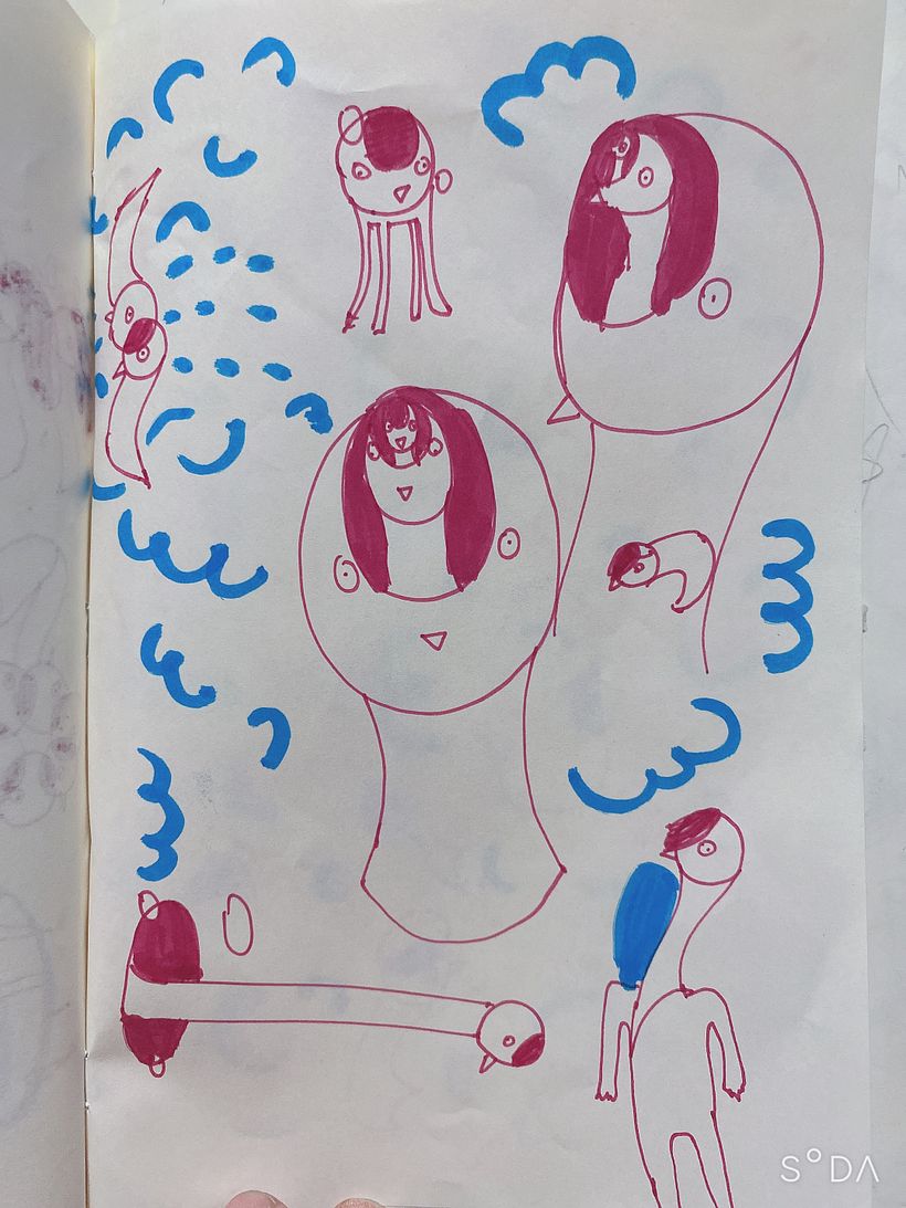 My skecthbook project in Using Your Sketchbook as an Idea Lab course 4