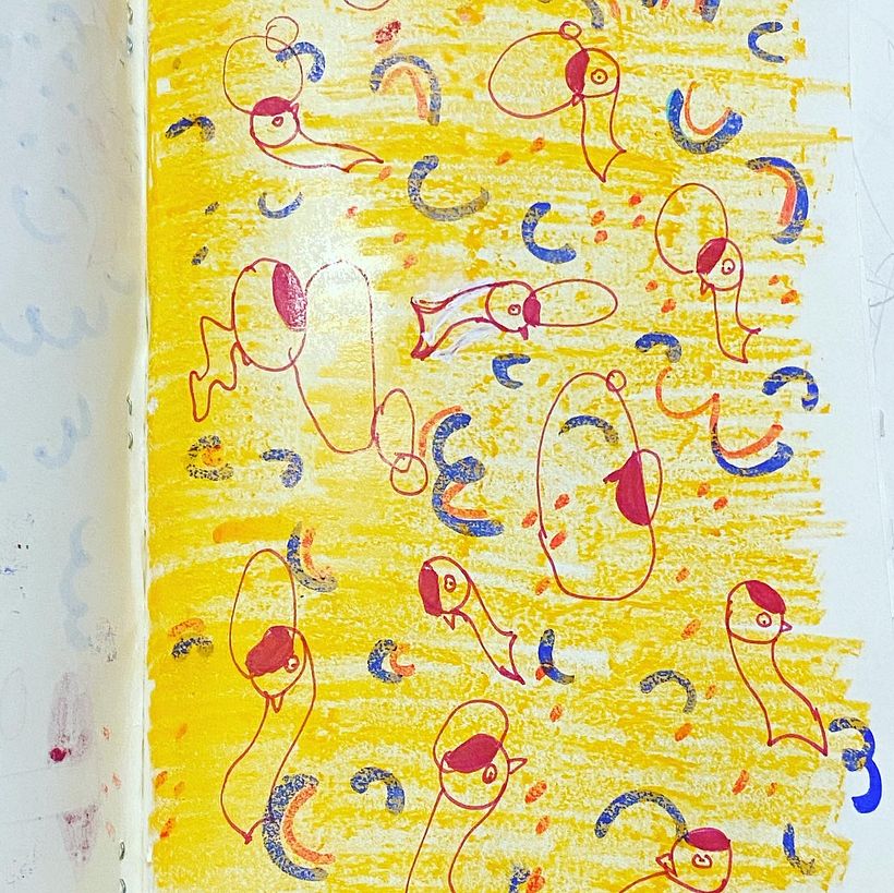 My skecthbook project in Using Your Sketchbook as an Idea Lab course 7