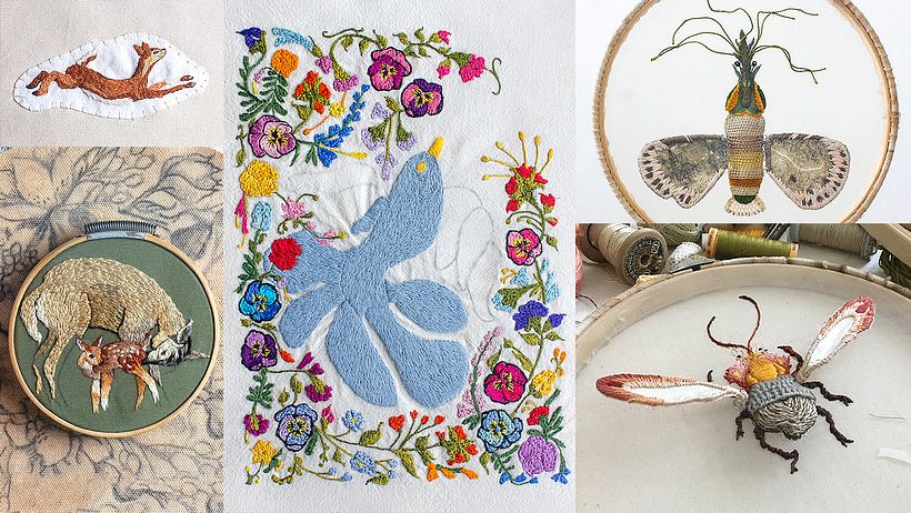 Gimena Romero, textile illustration