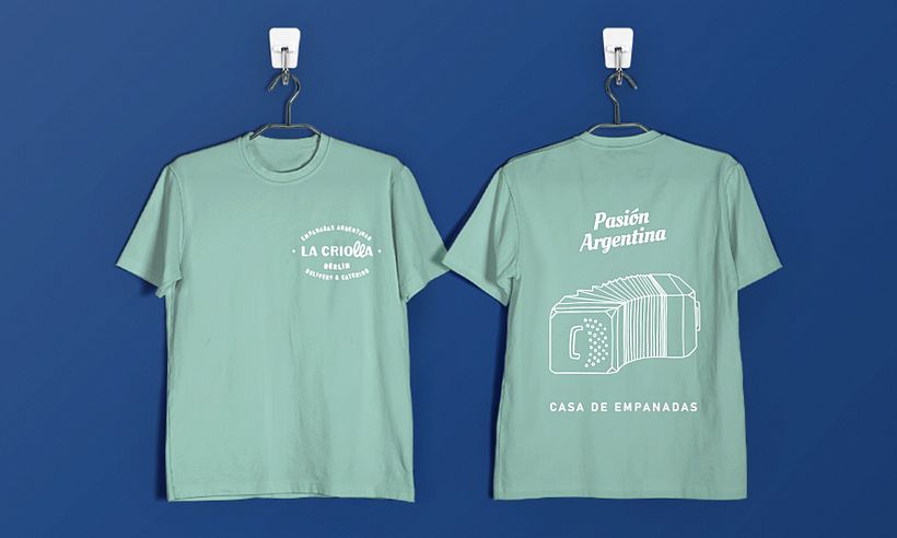 La criolla: Casa de empanadas - Design gráfico