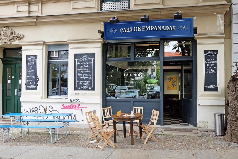 La criolla: Casa de empanadas - Design gráfico
