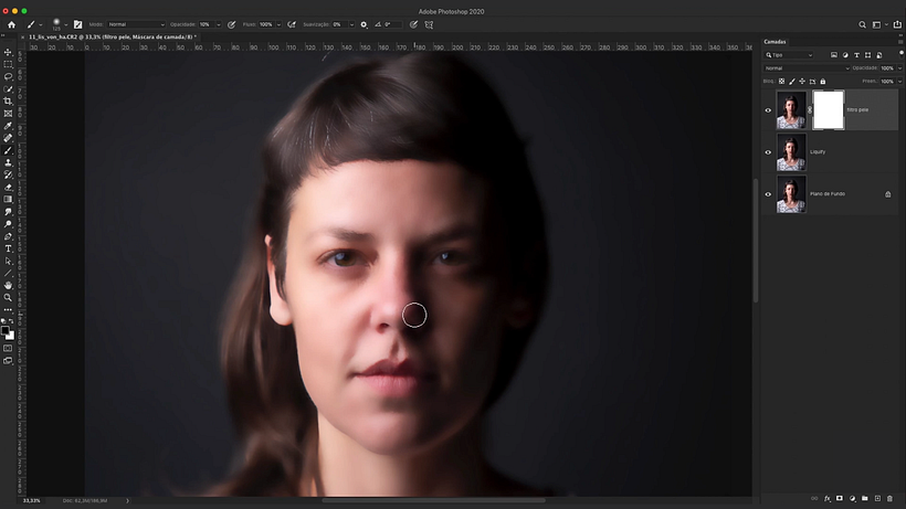 Tutorial Photoshop: retoque e tratamento de pele passo a passo 5
