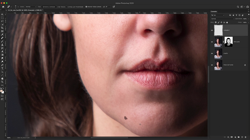 Tutorial Photoshop: retoque e tratamento de pele passo a passo 8