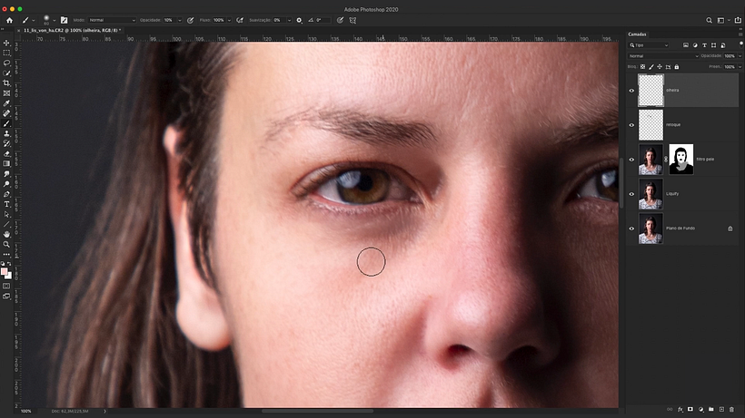 Tutorial Photoshop: retoque e tratamento de pele passo a passo 15