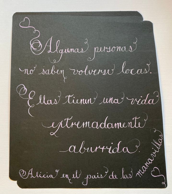 Mi Proyecto del curso: Caligrafía inglesa de la A a la Z 2