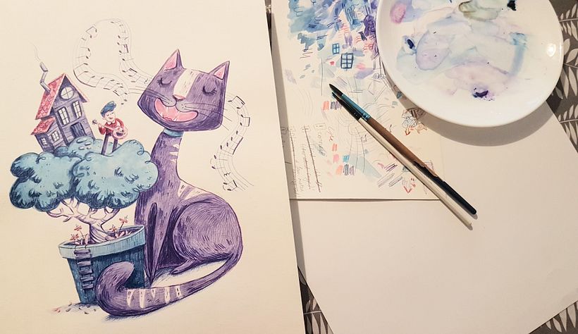 My project in Illustrated Stories: From Idea to Paper course 0