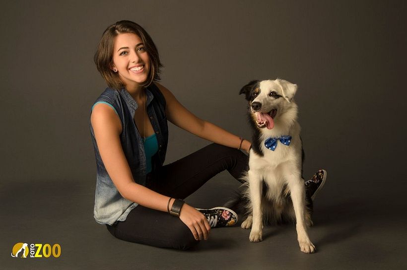 Angie junto a Yin Yang