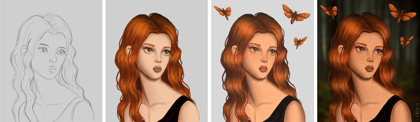 Mi Proyecto del curso: Retratos digitales de fantasía con Photoshop 2