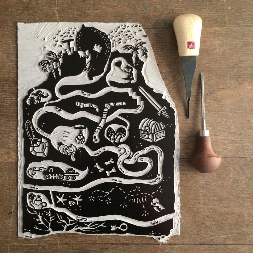 Linocut Block
