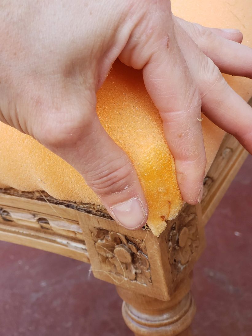 corto las puntas para pegarlas