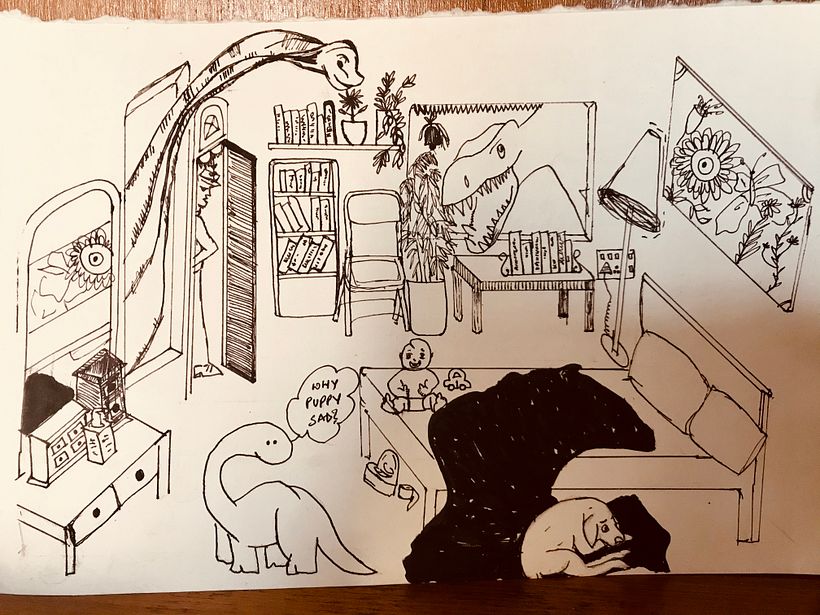 My project in The Art of Sketching: Transform Your Doodles into Art course -1