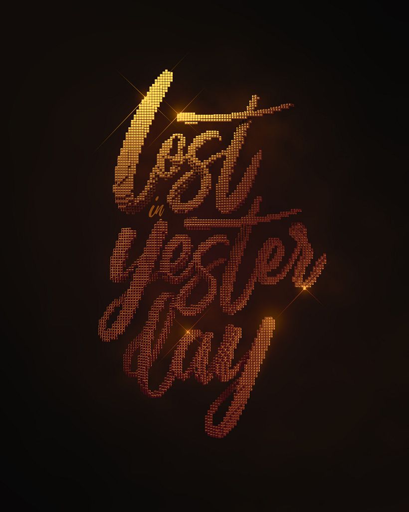Lost in Yesterday - 3D lettering 0