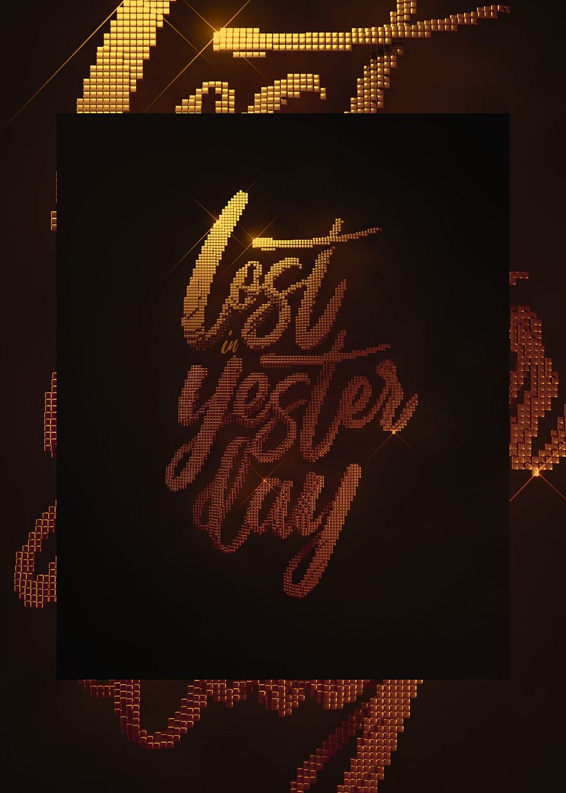 Lost in Yesterday - 3D lettering 0