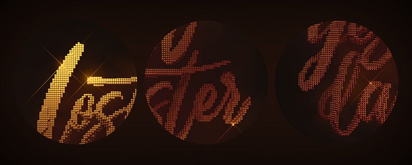 Lost in Yesterday - 3D lettering 1