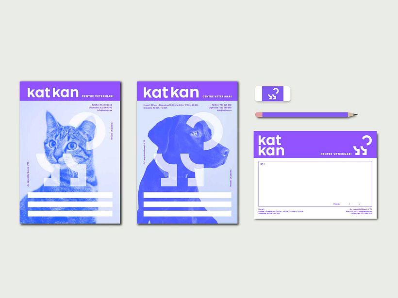Kat Kan · Centre Veterinari - Identidad corporativa 4