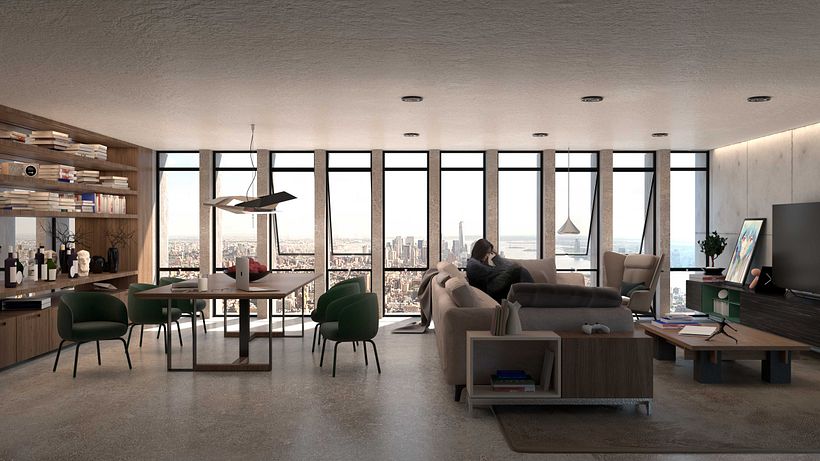 Departamento Bloco G, diseñado por Studio [+] Valéria Gontijo
