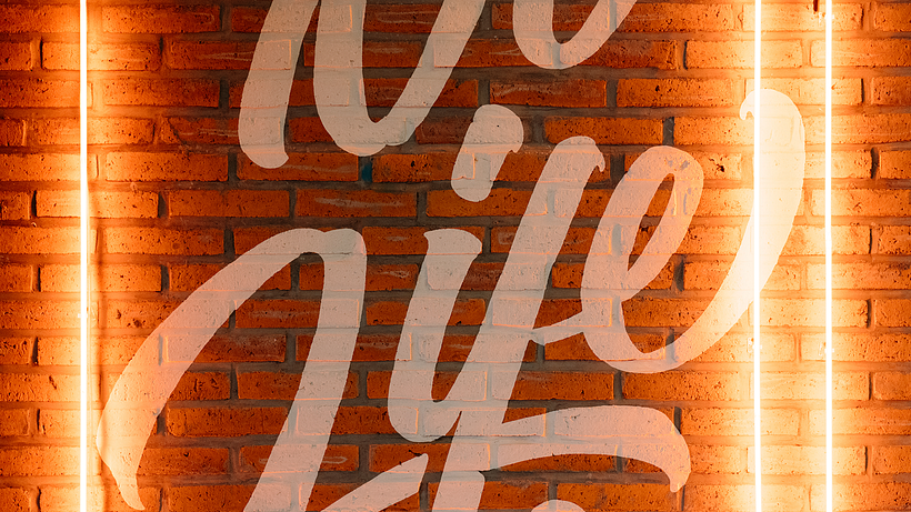 Lettering murals for Sushi Central 9