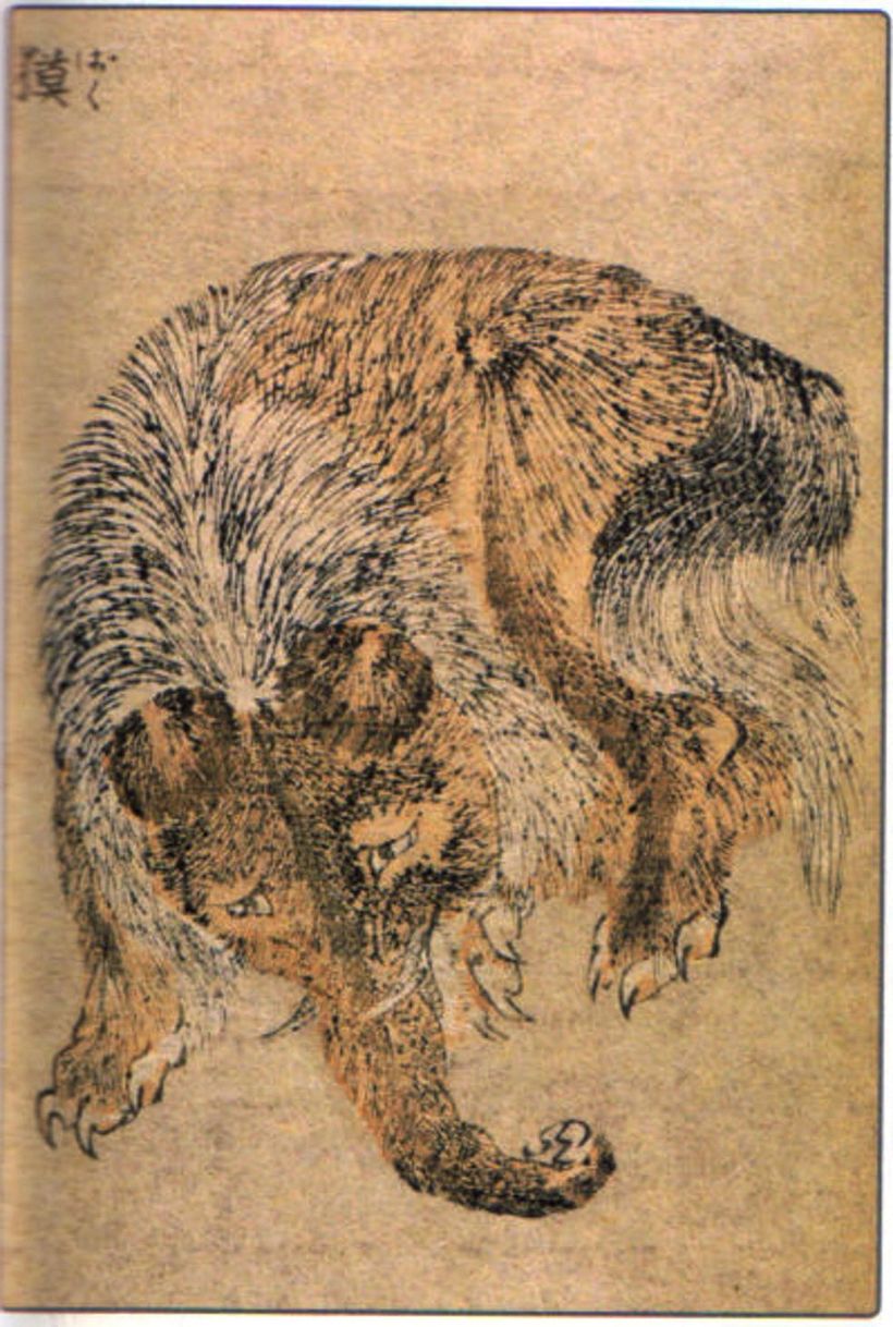 Baku, Katsuhika Hokusai, período Edo