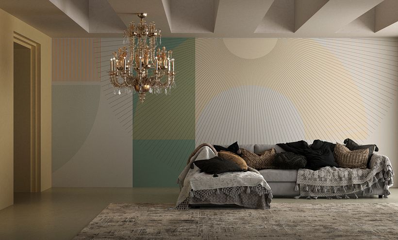 Zooming in the design to create tight crops of the details