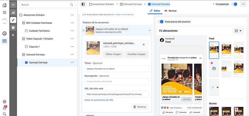Proyecto del curso Google Ads y Facebook Ads desde Cero: Provedy.com 1