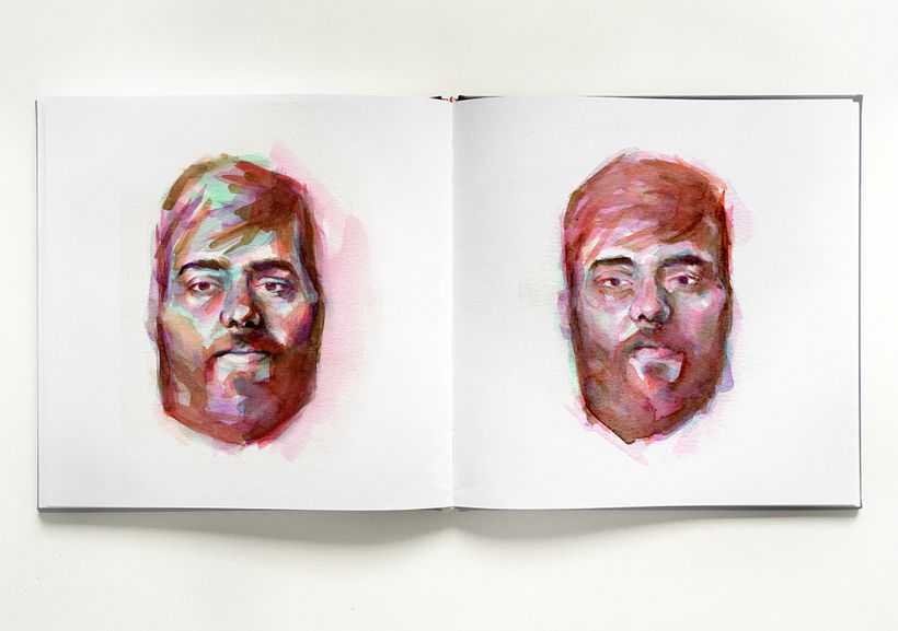 Mi Proyecto del curso: Retrato artístico en acuarela -1